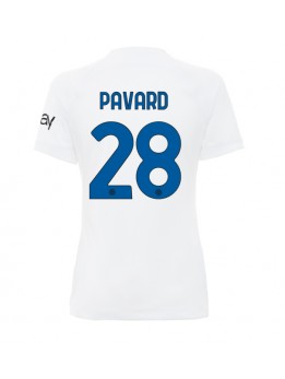 Ženski Nogometna dresi replika Inter Milan Benjamin Pavard #28 Gostujoči 2023-24 Kratek rokav